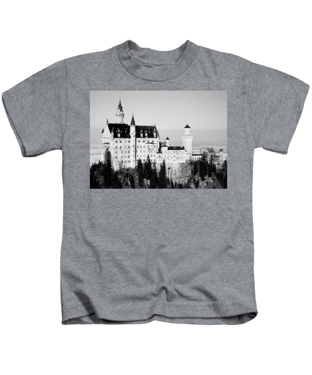 Europe Kids T-Shirt featuring the photograph Schloss Neuschwanstein by Juergen Weiss