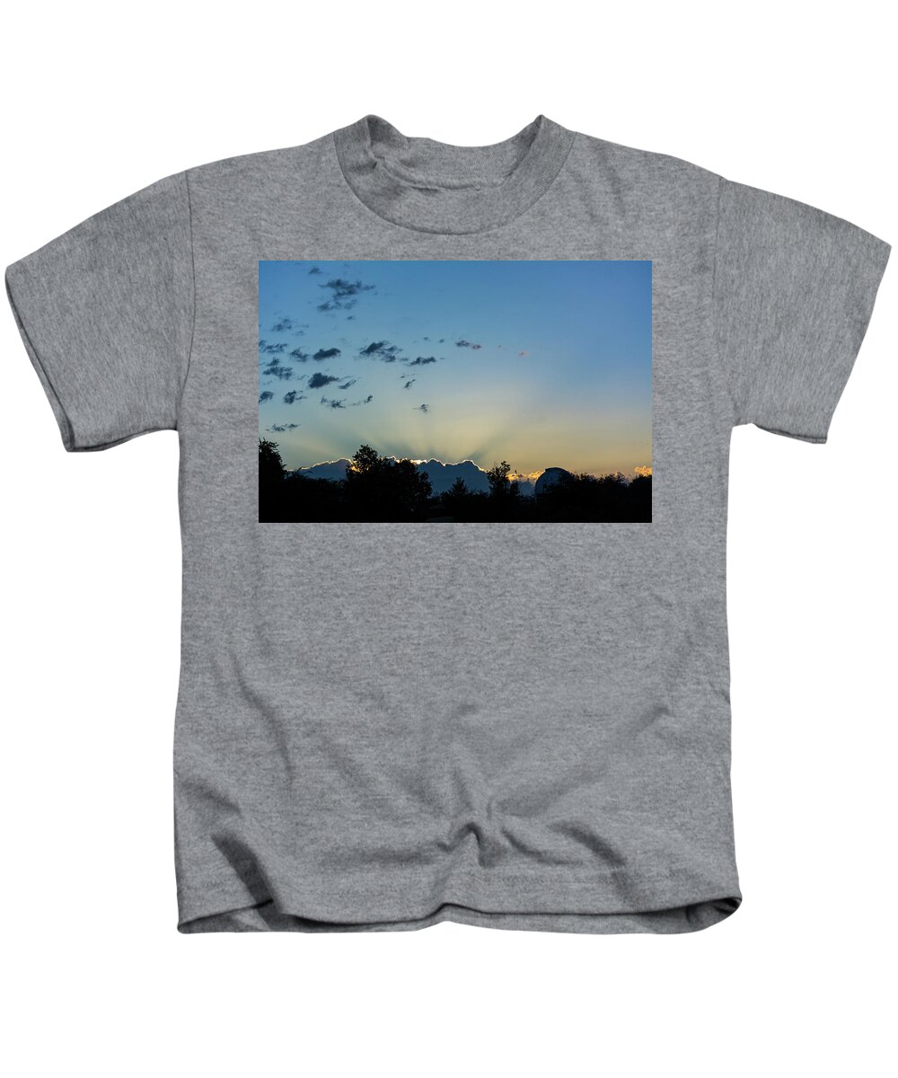 Silver Lining Kids T-Shirt featuring the photograph Silver Lining by Douglas Killourie