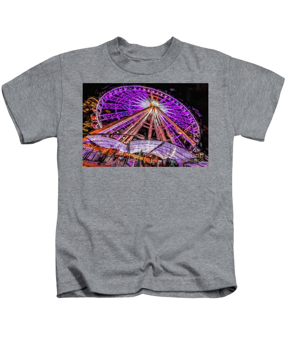 Atlanta Kids T-Shirt featuring the photograph Skyview Atlanta by Doug Sturgess