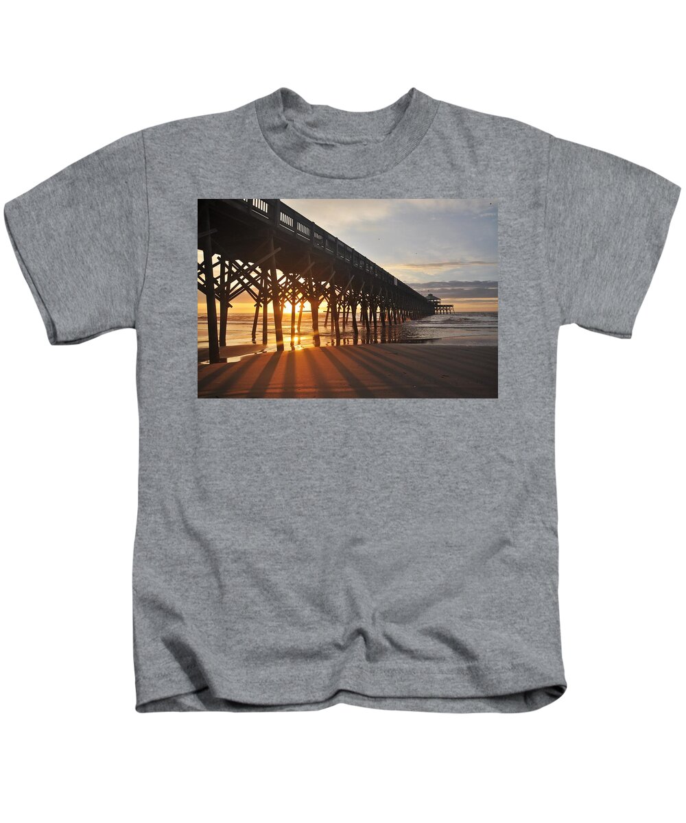 Sunrise Kids T-Shirt featuring the photograph Southern Mornings by Sally Falkenhagen