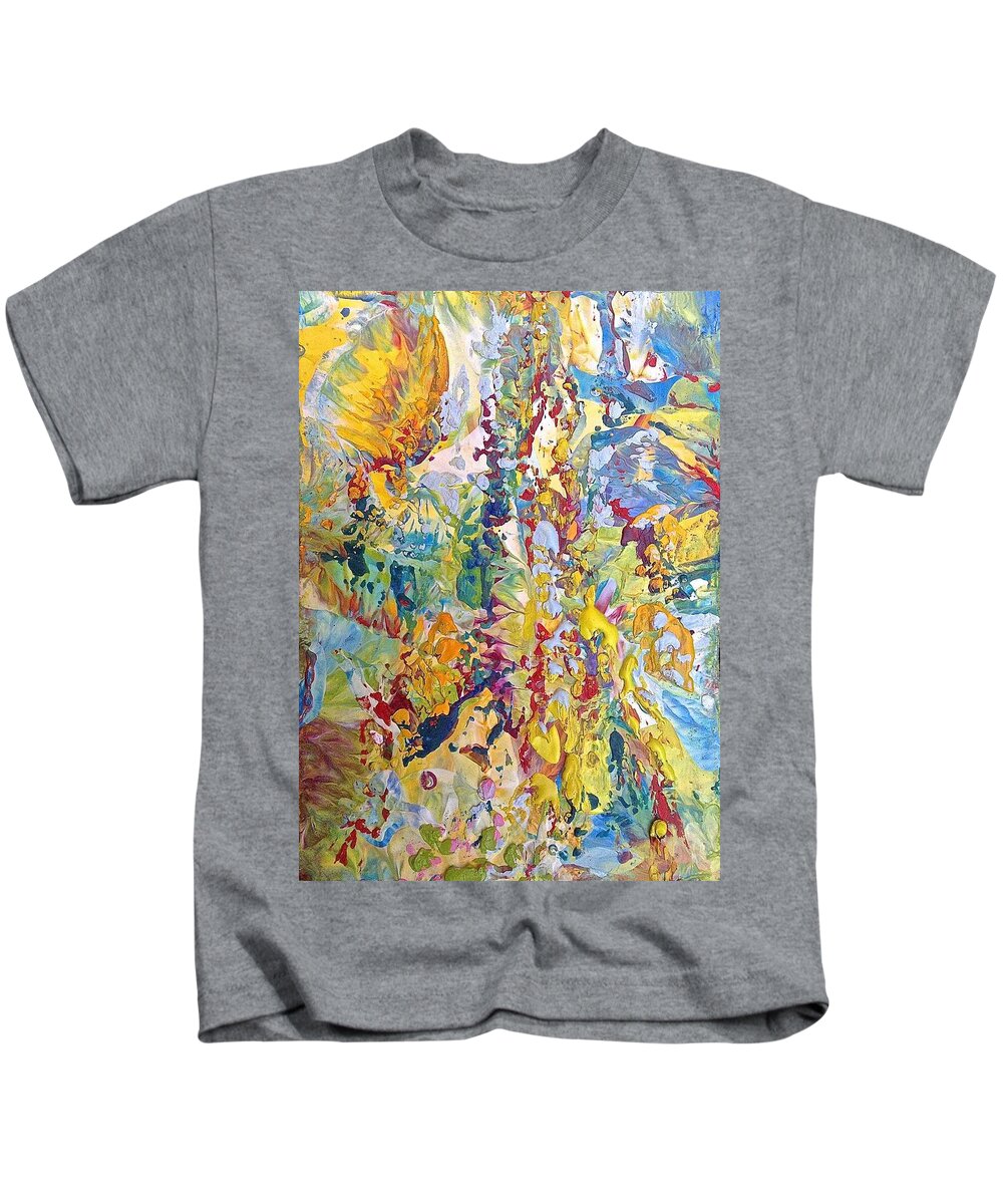  Kids T-Shirt featuring the painting Spawn by Sperry Andrews