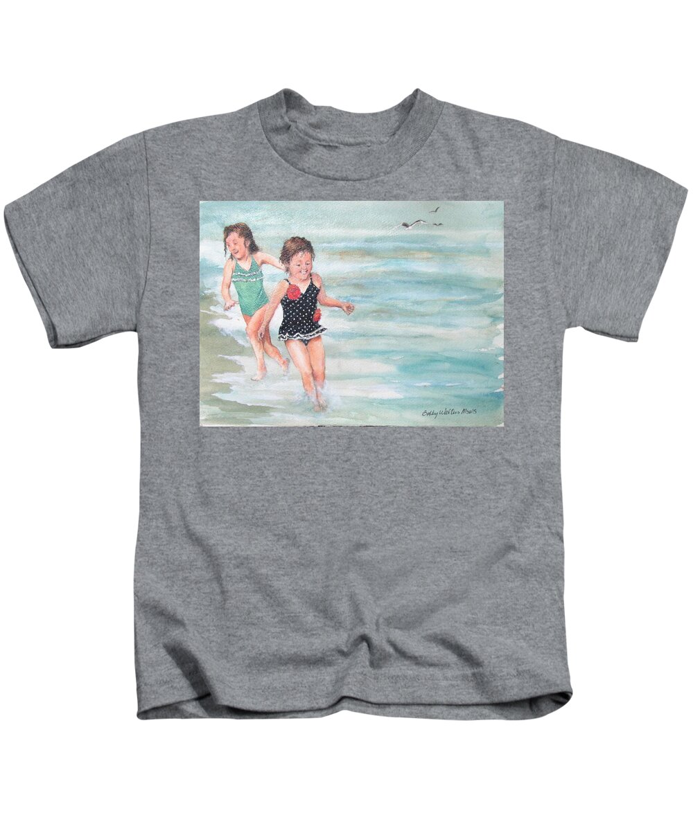  Kids T-Shirt featuring the painting Splash by Bobby Walters