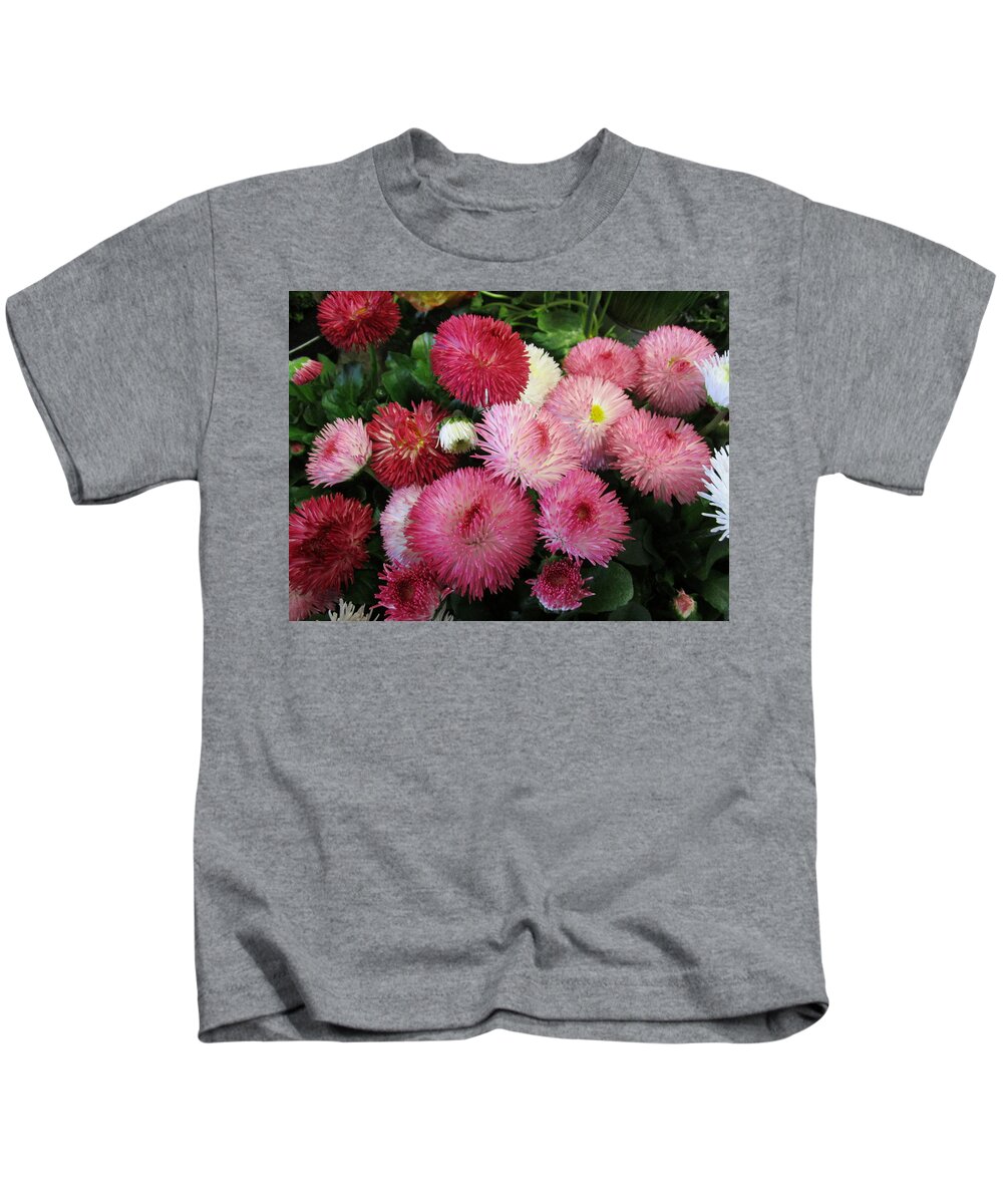 Pink Kids T-Shirt featuring the photograph Springsign by Rosita Larsson