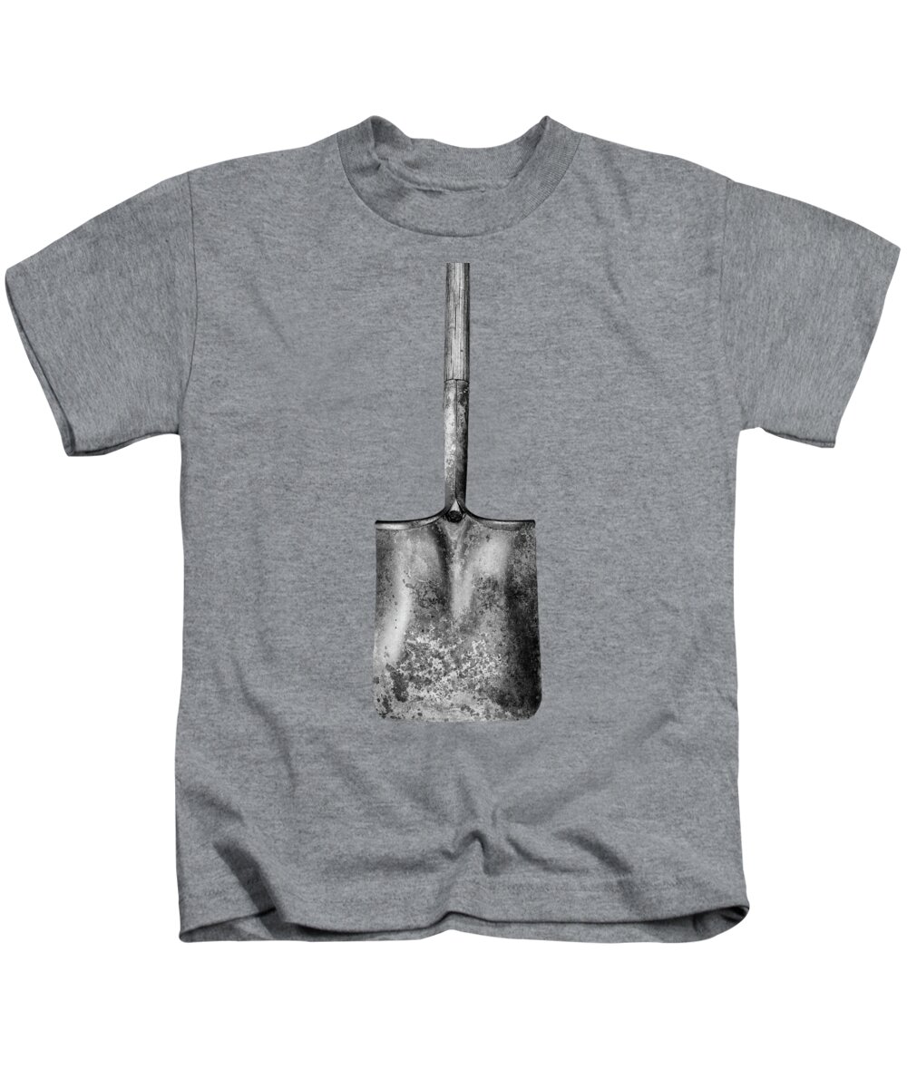Antique Kids T-Shirt featuring the photograph Square Point Shovel Down 3 by YoPedro