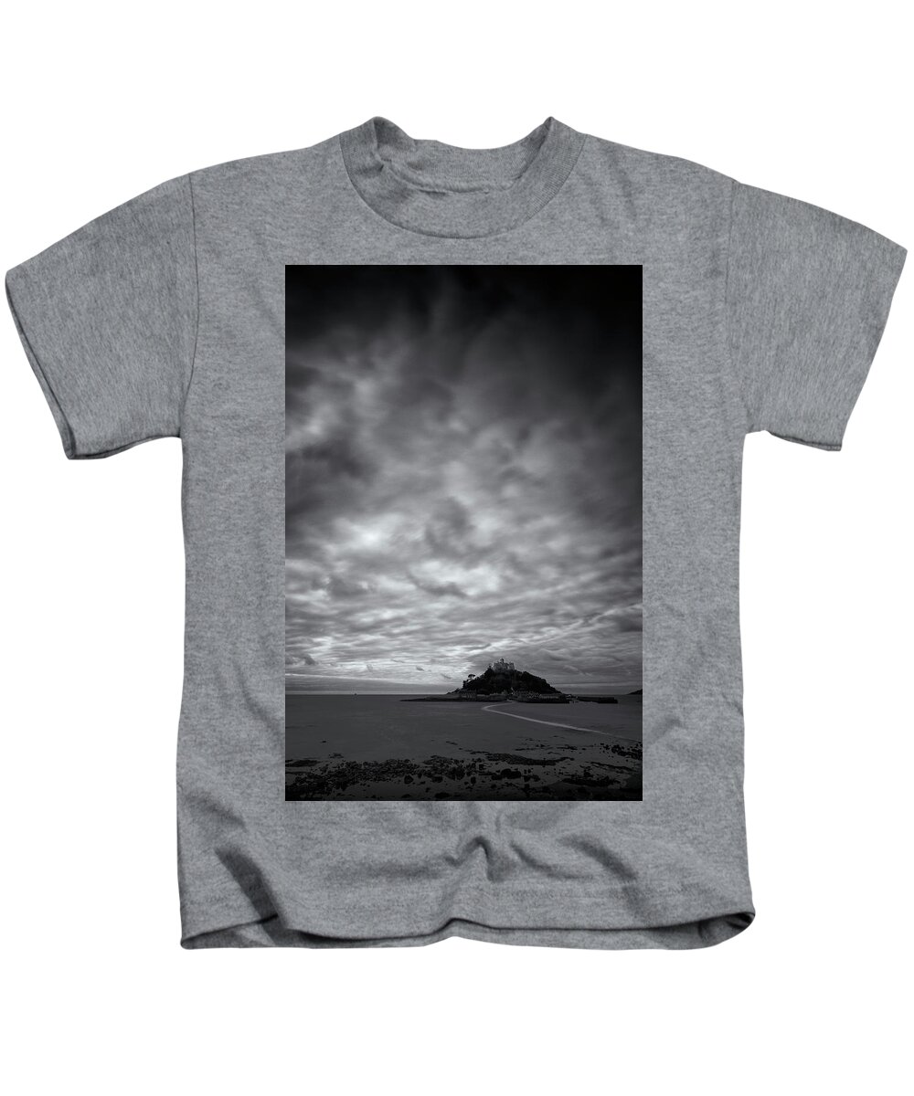 Hill Kids T-Shirt featuring the photograph St Michael's Mount by Dominique Dubied