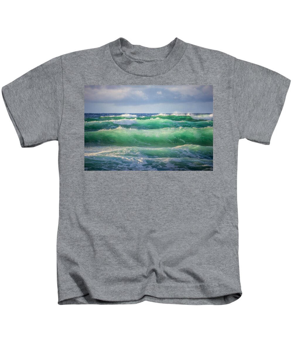 Seascape Kids T-Shirt featuring the photograph Stacked 0014 by Kristina Rinell