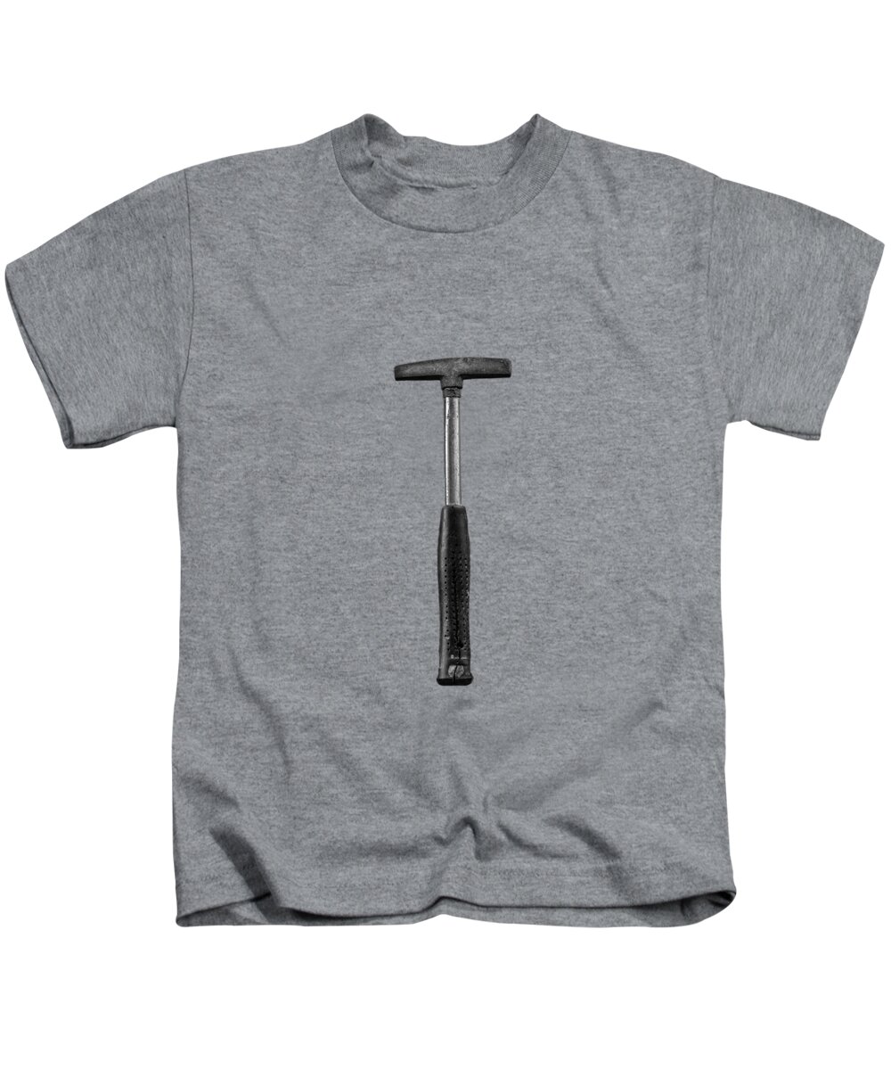 Background Kids T-Shirt featuring the photograph Steel Tack Hammer by YoPedro