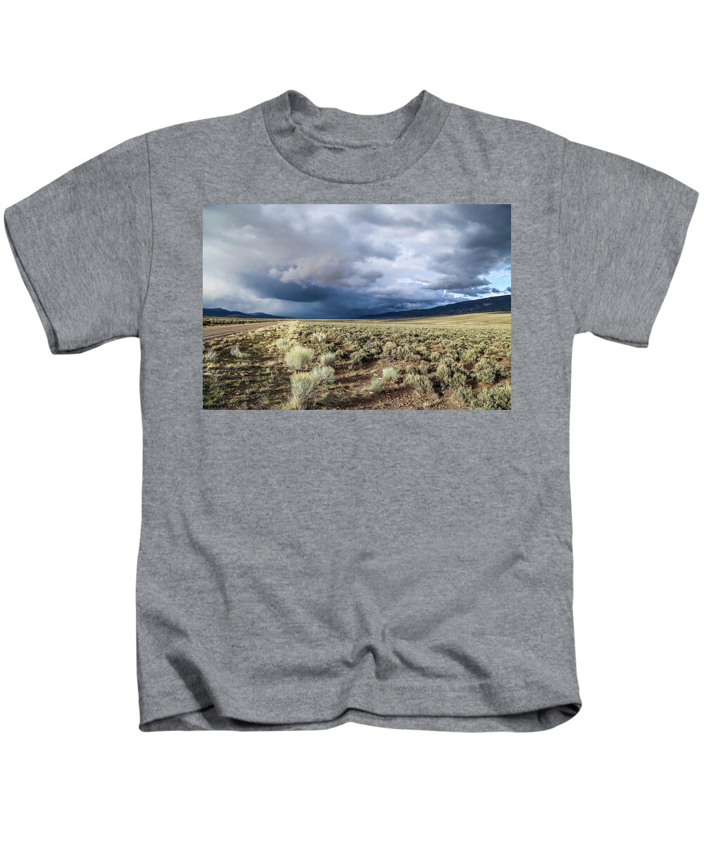 Usa Kids T-Shirt featuring the photograph Storm in Utah by Alberto Zanoni