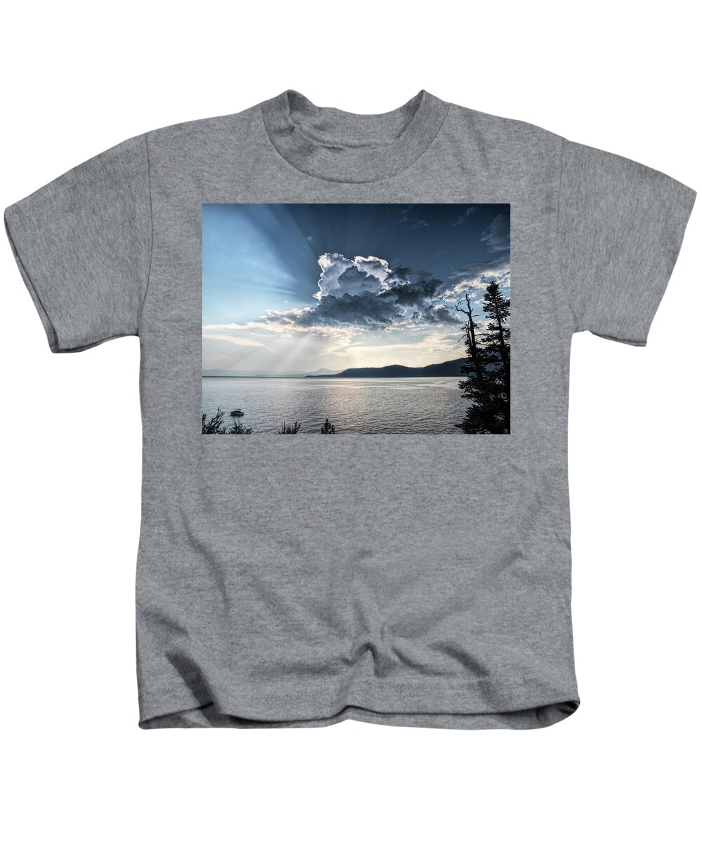 Sand Kids T-Shirt featuring the photograph Stormlight by Martin Gollery