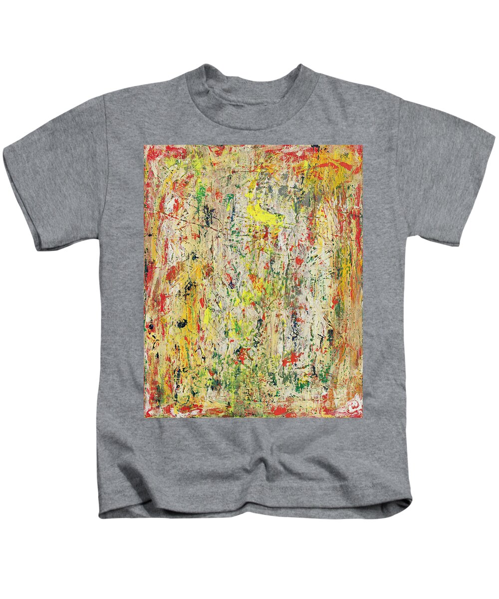Subtle Kids T-Shirt featuring the painting Subtle by Bjorn Sjogren