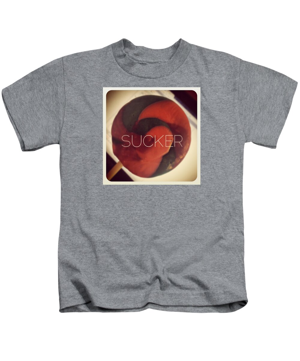  Kids T-Shirt featuring the photograph Sucker by Will Felix
