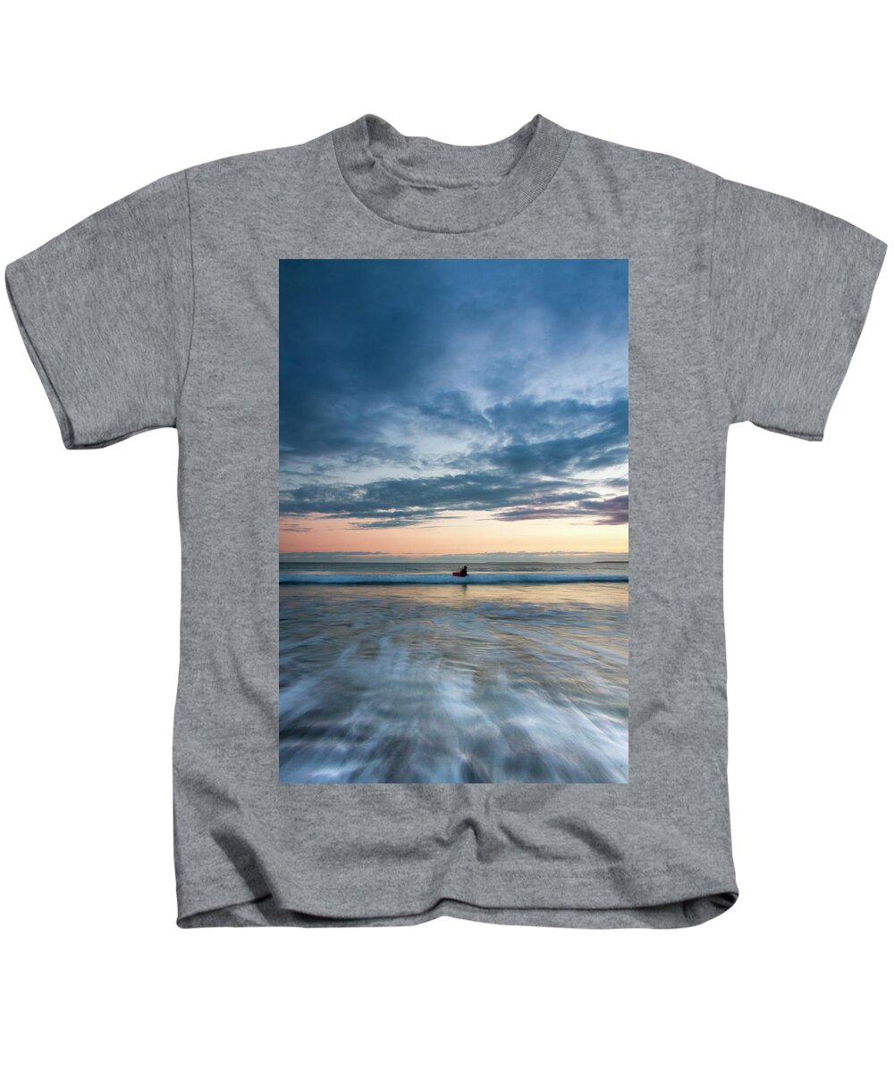Sunset Kids T-Shirt featuring the photograph Sunset Boogie by Mark Callanan