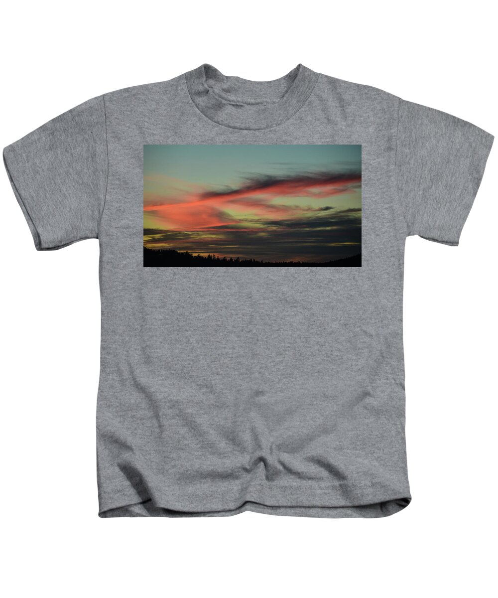 Art Kids T-Shirt featuring the photograph Sunset Home 2 by Ronda Broatch