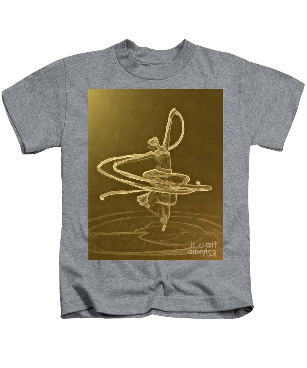 Ballet Kids T-Shirt featuring the digital art Swirl by Humphrey Isselt