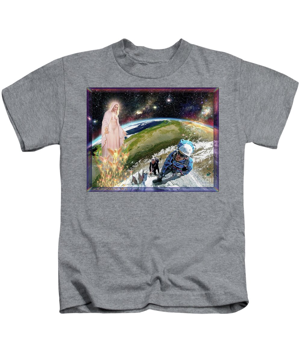 Sky Kids T-Shirt featuring the photograph Temptation of Saint Swarun by Leonard Rubins