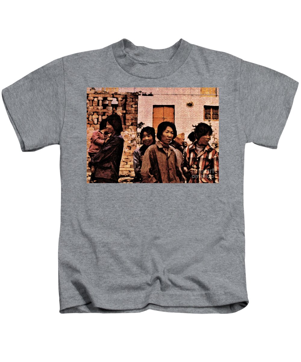China Kids T-Shirt featuring the photograph The China I Knew by Lydia Holly