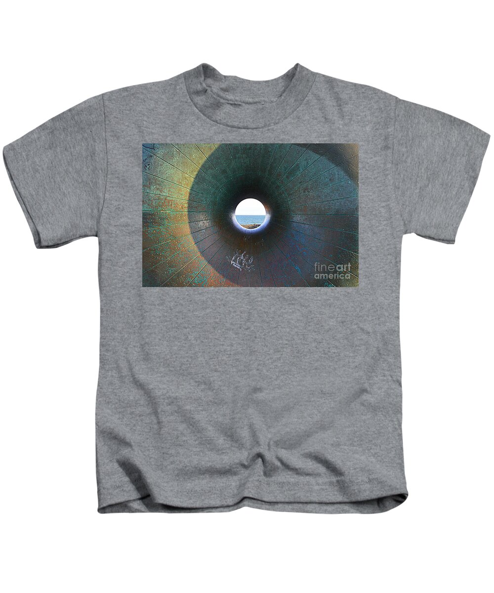 The Doughnut Kids T-Shirt featuring the photograph The Doughnut by Andy Thompson