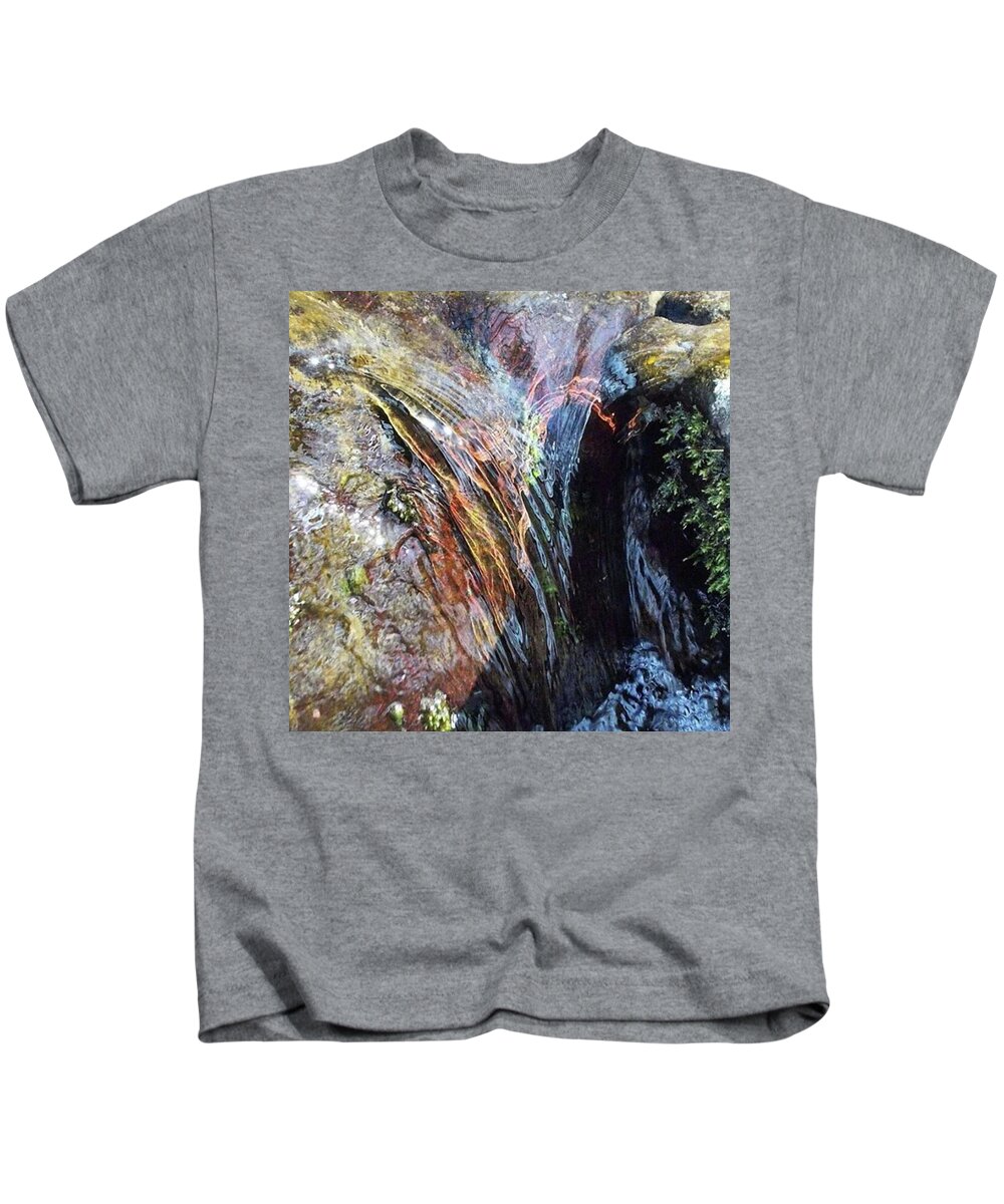 Hiking Kids T-Shirt featuring the photograph The Fairy Glen, Balloch Country Park by Lauren Julia Mckinney