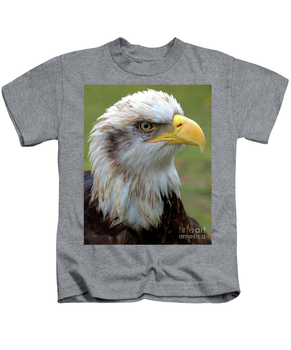 Bird Kids T-Shirt featuring the photograph The Gaurdian by Stephen Melia