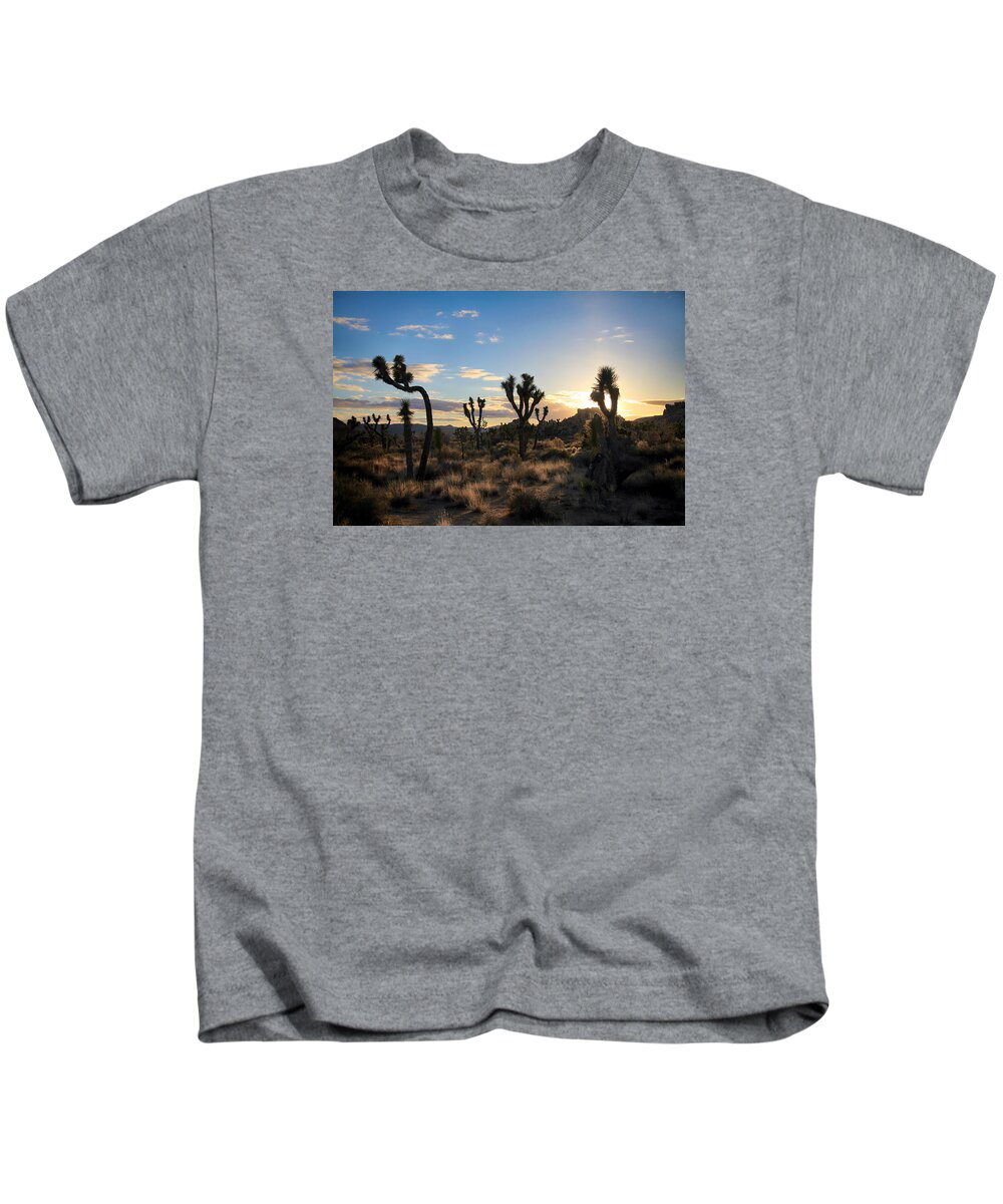 Joshua Tree National Park Kids T-Shirt featuring the photograph The Last Time I Touched You by Laurie Search