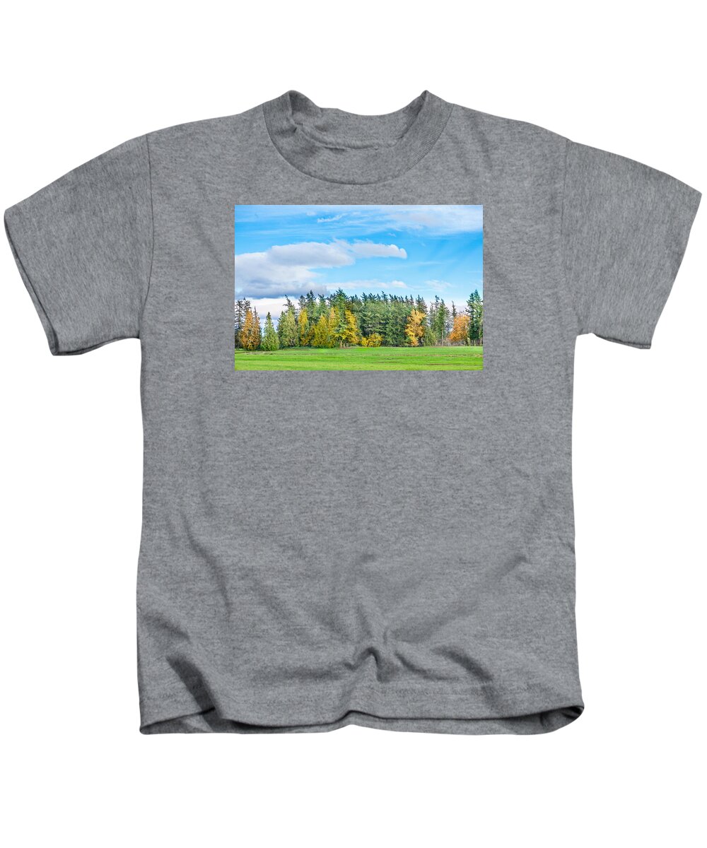 Nature Kids T-Shirt featuring the photograph The Meadow by Judy Wright Lott