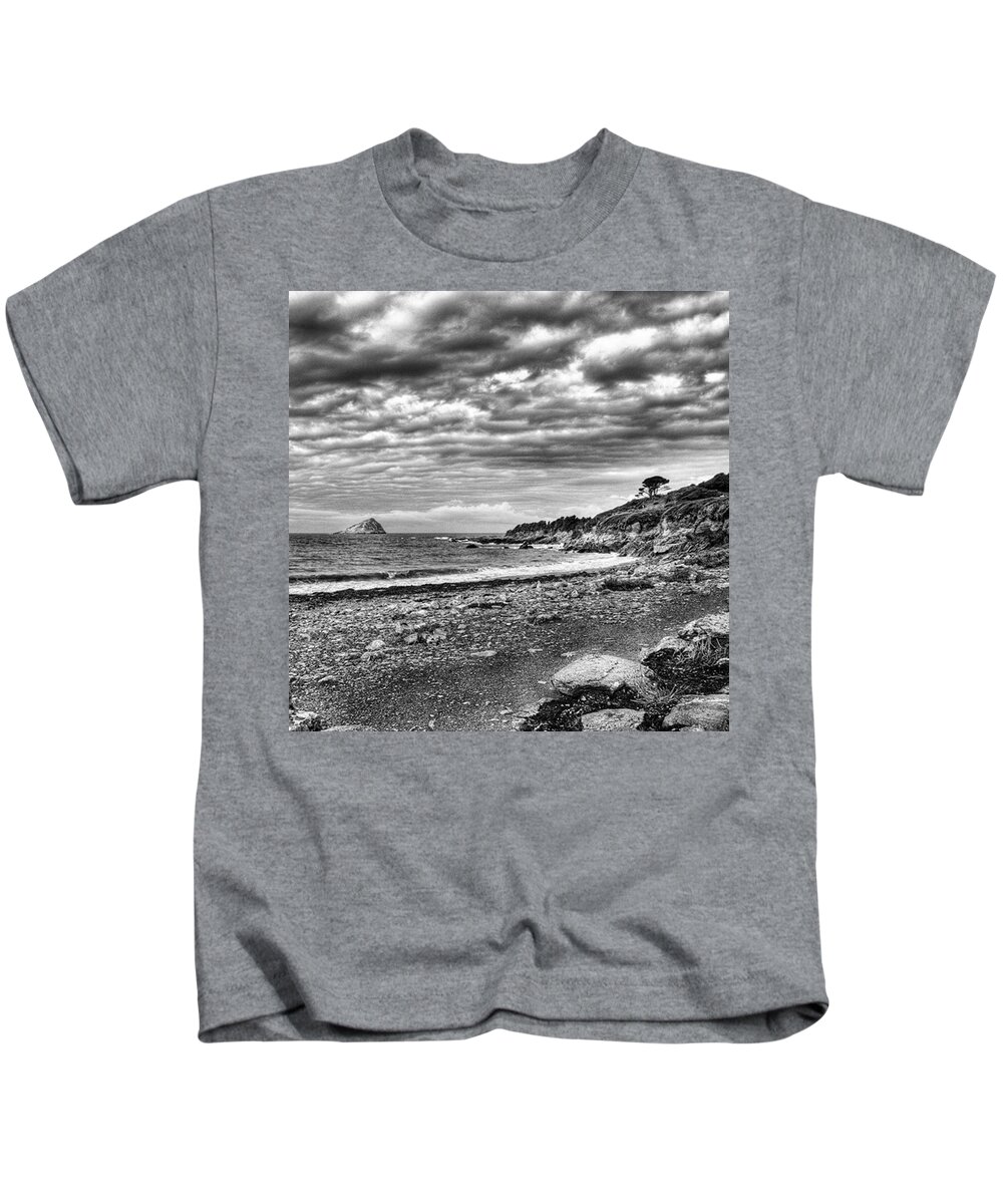 Devonshire Kids T-Shirt featuring the photograph The Mewstone, Wembury Bay, Devon
#view by John Edwards