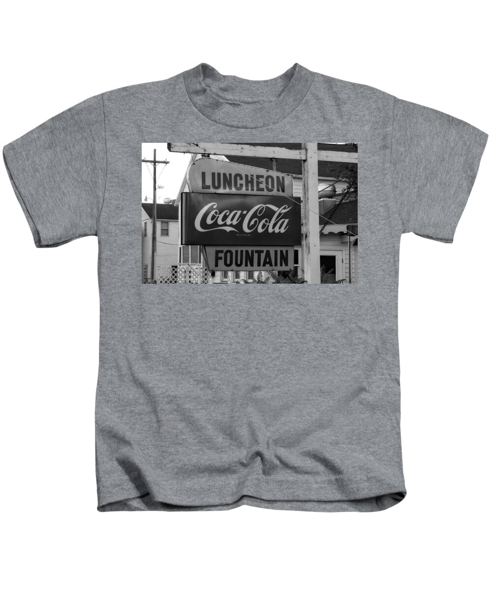 Coca Cola Kids T-Shirt featuring the photograph The Real Thing by Jackson Pearson