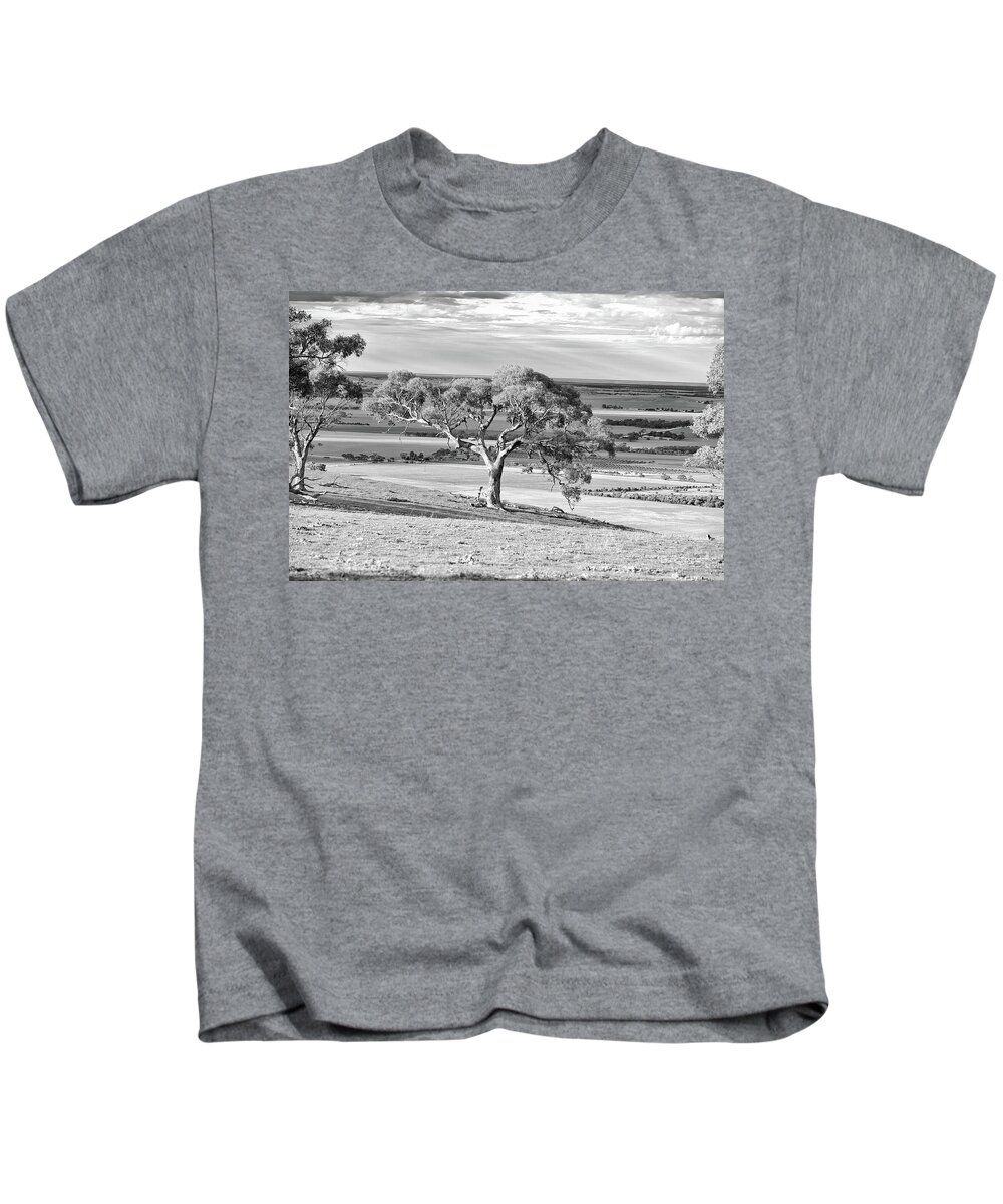 Burra Kids T-Shirt featuring the photograph The Shade Tree by Mark Egerton