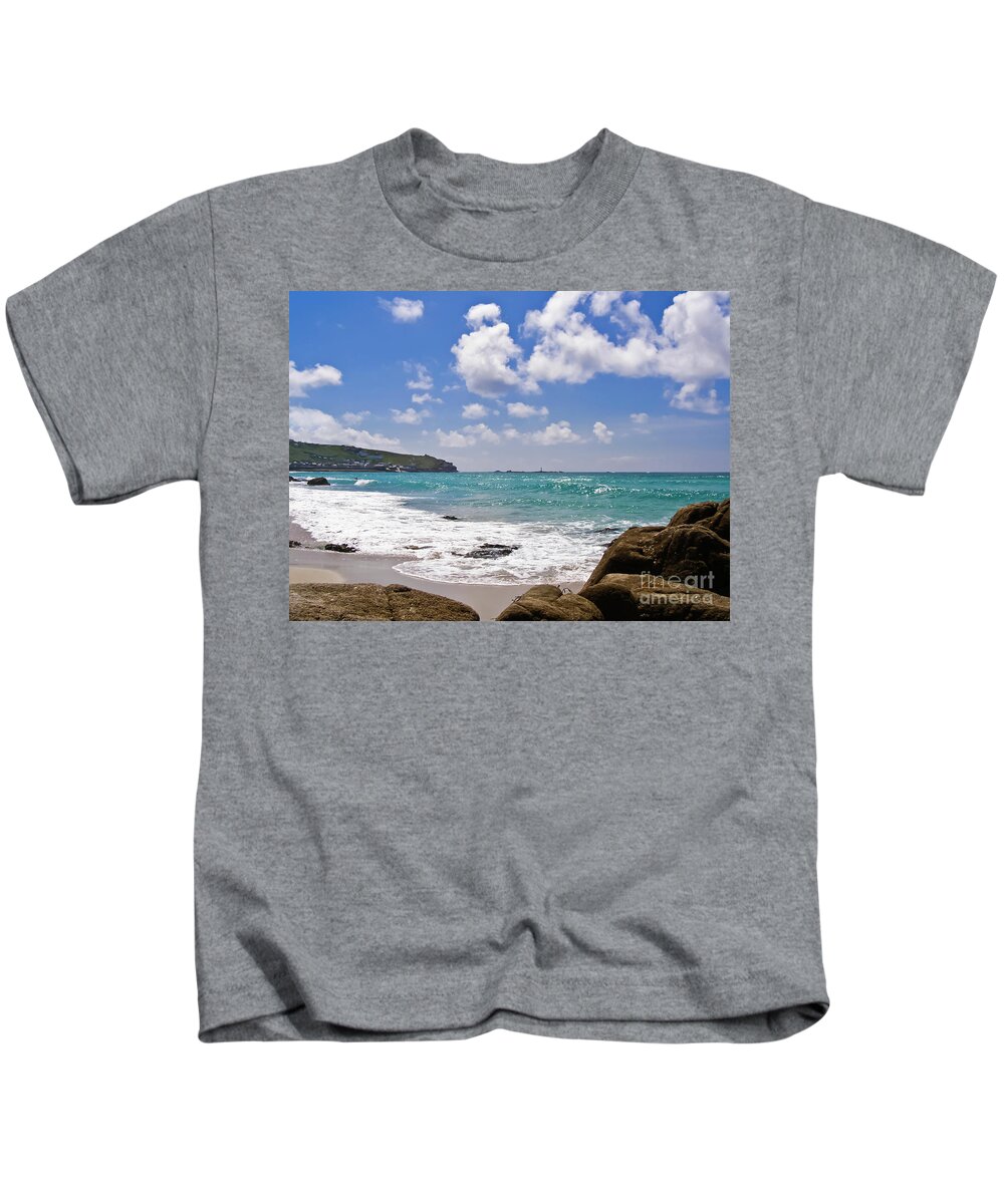Gwenver Kids T-Shirt featuring the photograph The View From Gwenver by Terri Waters