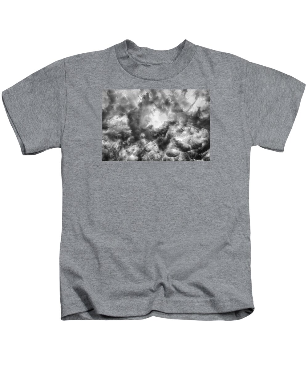 Storm Clouds Kids T-Shirt featuring the photograph The Eye by Charles McCleanon