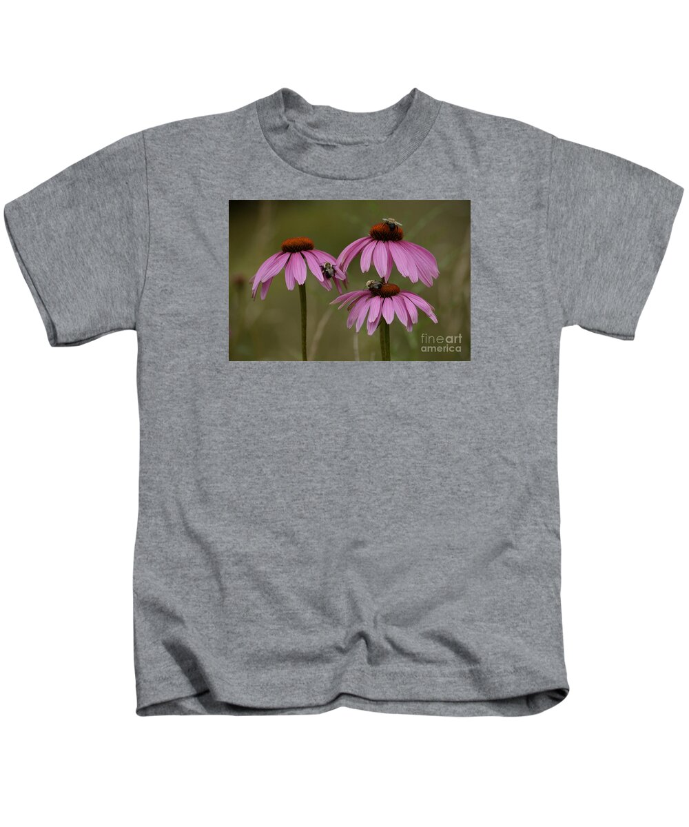 Cheat Mountain Kids T-Shirt featuring the photograph Three by Randy Bodkins