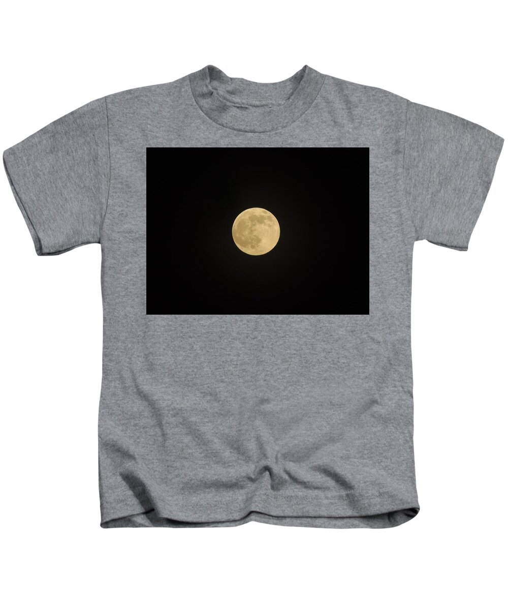 Nature Kids T-Shirt featuring the photograph Thunder Moon by Richie Parks