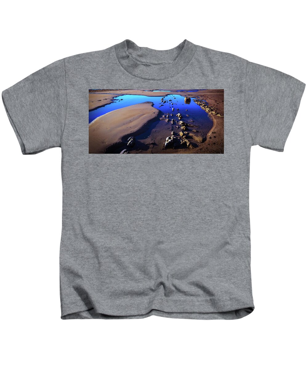 Tide Pools Kids T-Shirt featuring the photograph Tide Pools by Dr Janine Williams