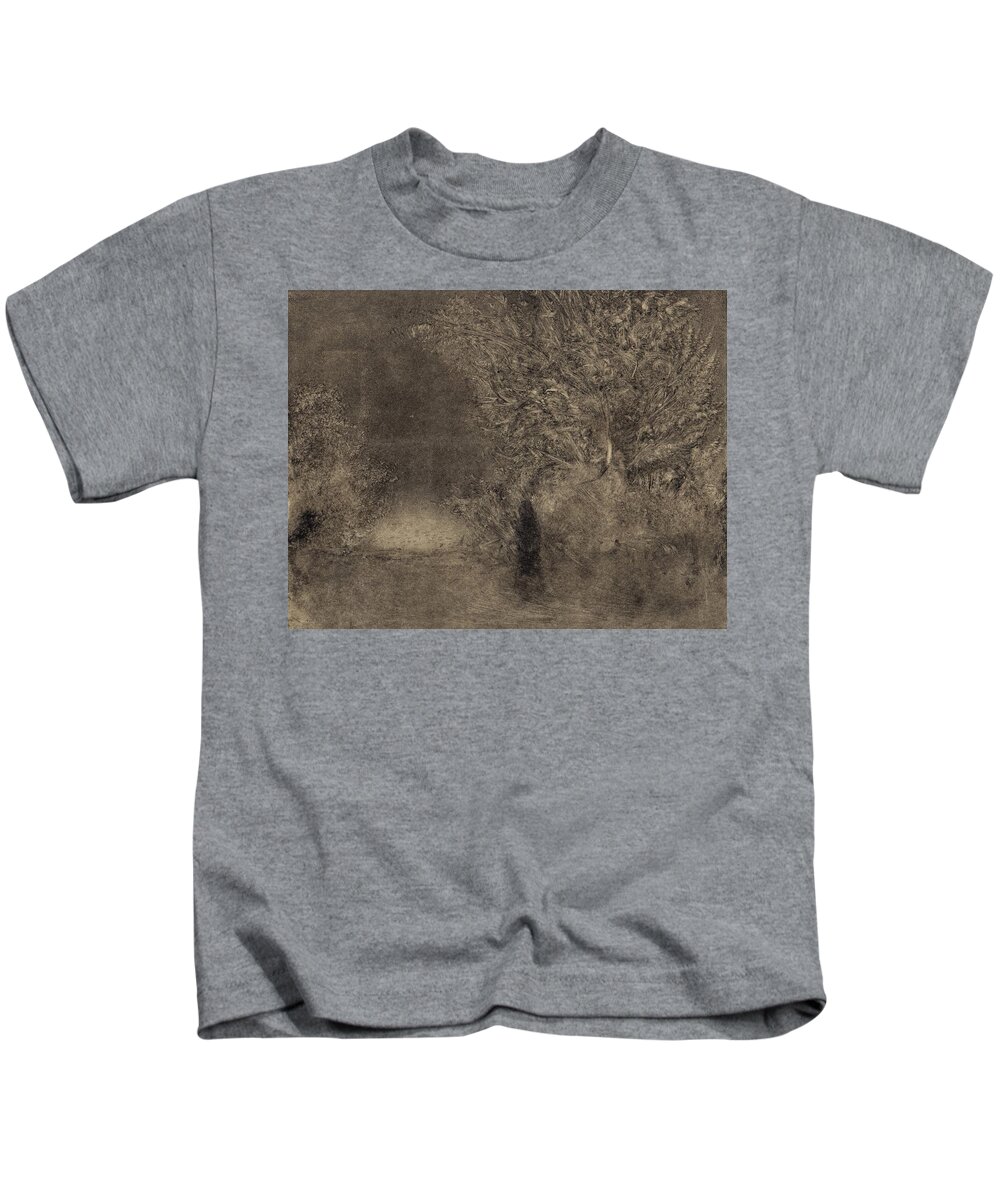Traveler Kids T-Shirt featuring the painting To the Sea by David Ladmore