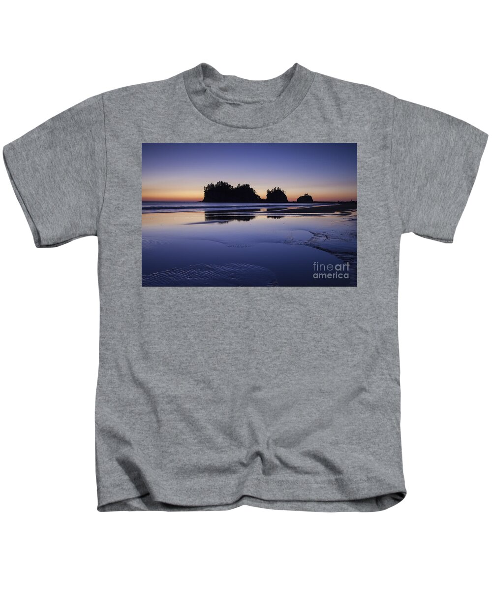 La Push Kids T-Shirt featuring the photograph Tranquility by Timothy Johnson