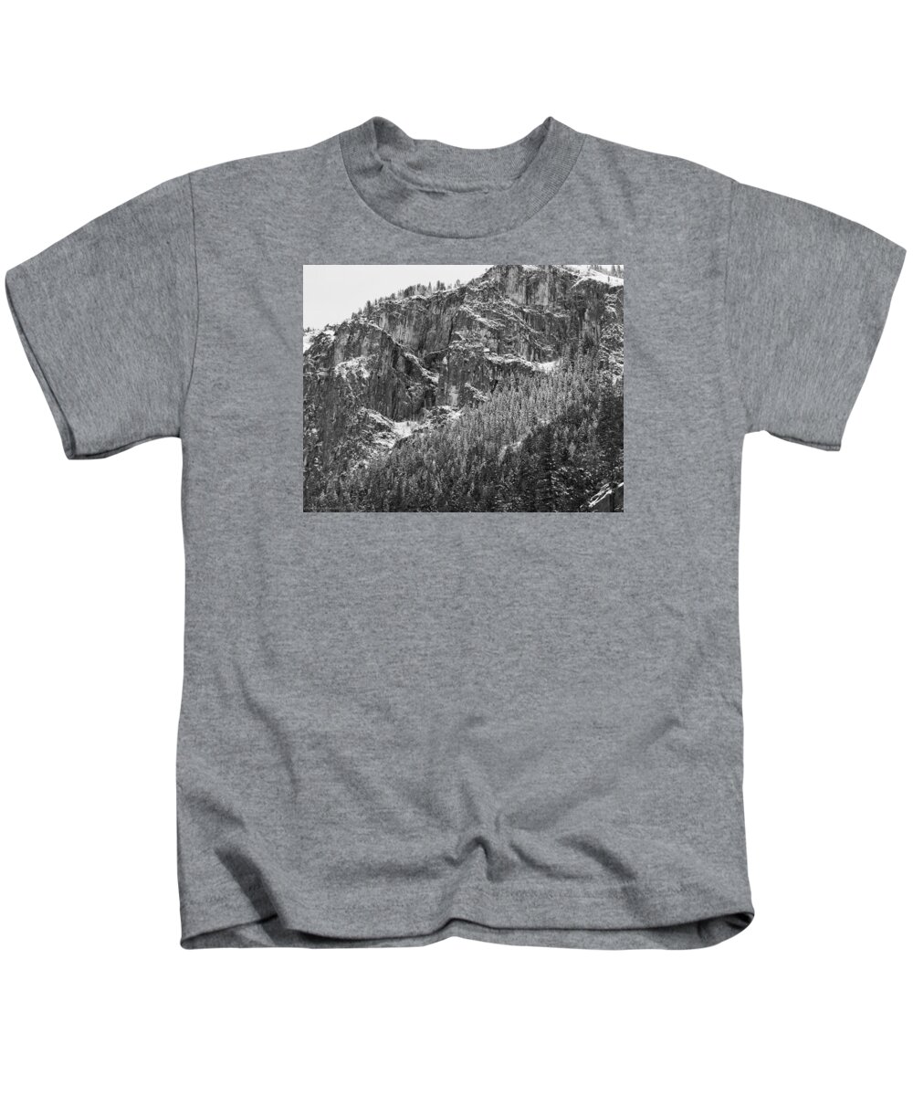 Yosemite Kids T-Shirt featuring the photograph Treefall by Lora Lee Chapman