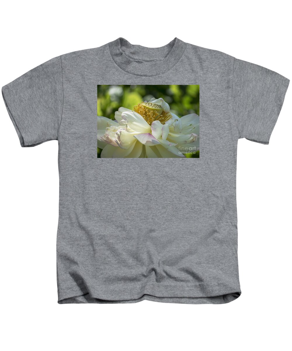 Flowers Kids T-Shirt featuring the photograph Unfurling by Lili Feinstein