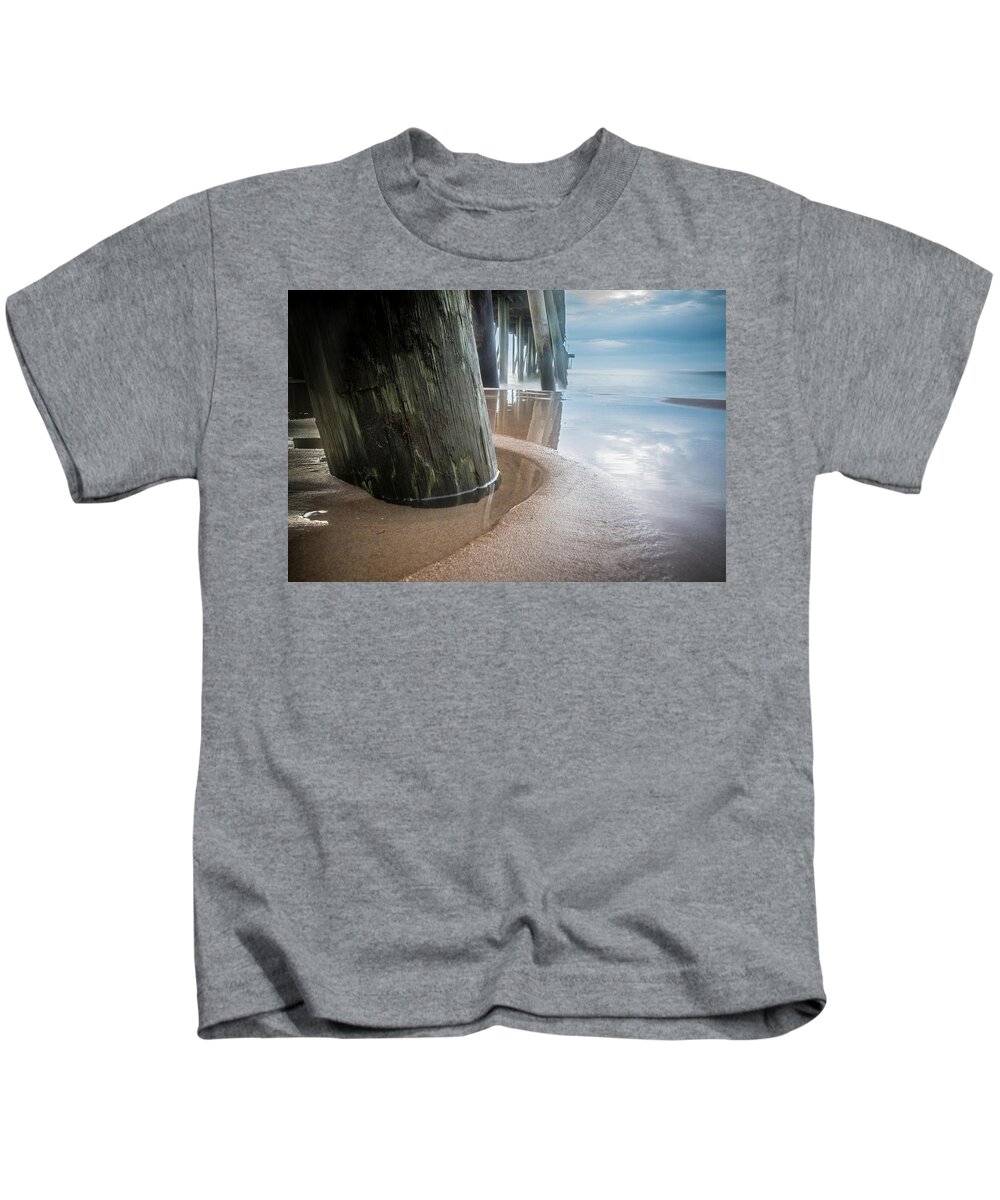 Sunrise Kids T-Shirt featuring the photograph Virginia Beach Sunrise 29 by Larkin's Balcony Photography