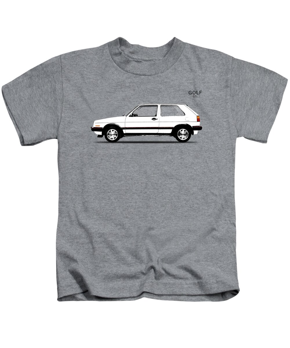 VW Golf GTI Kids T-Shirt by Mark Rogan - Pixels