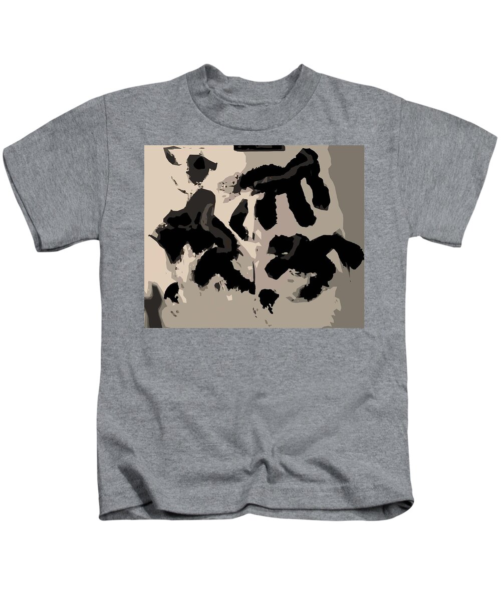 Abstract Impressionism Kids T-Shirt featuring the digital art Water Protectors by Neal Barbosa