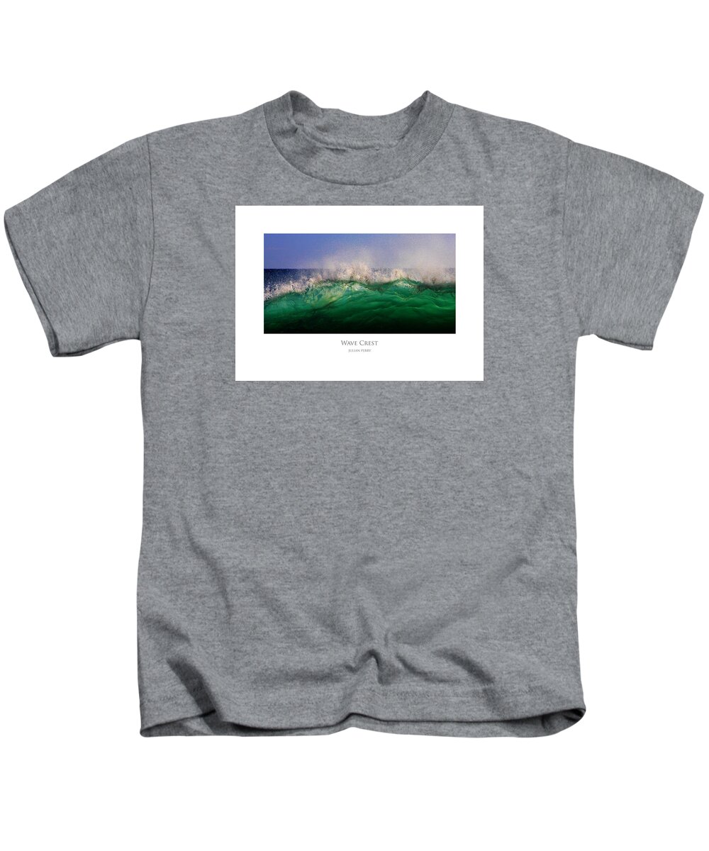 Beach Kids T-Shirt featuring the digital art Wave Crest by Julian Perry