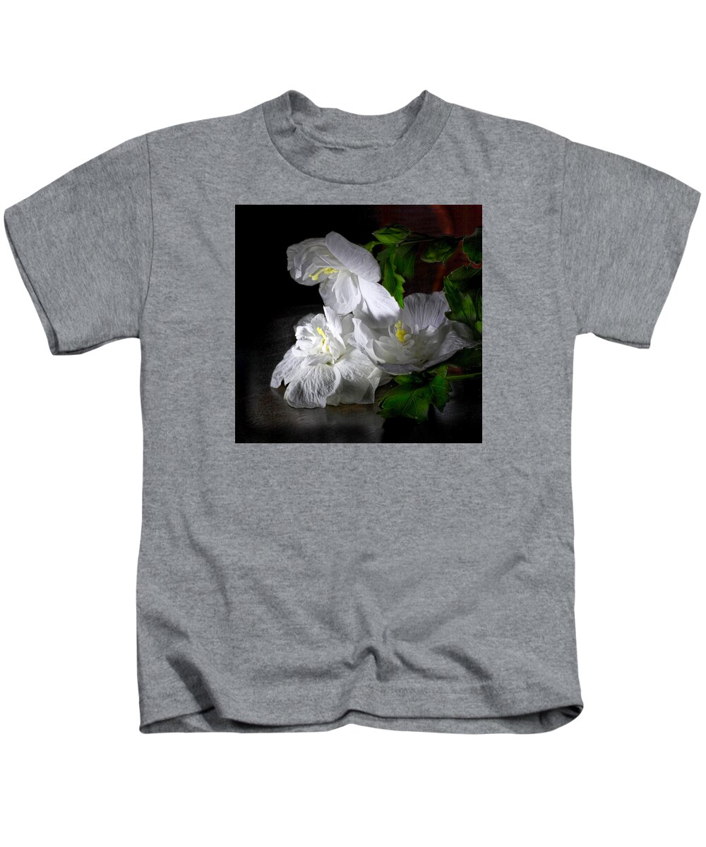 Blossoms Kids T-Shirt featuring the photograph White Blossoms by Robert Och