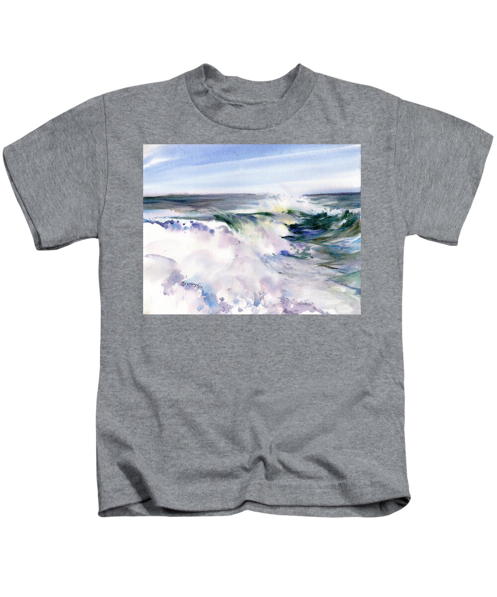 Visco Kids T-Shirt featuring the painting White Water by P Anthony Visco