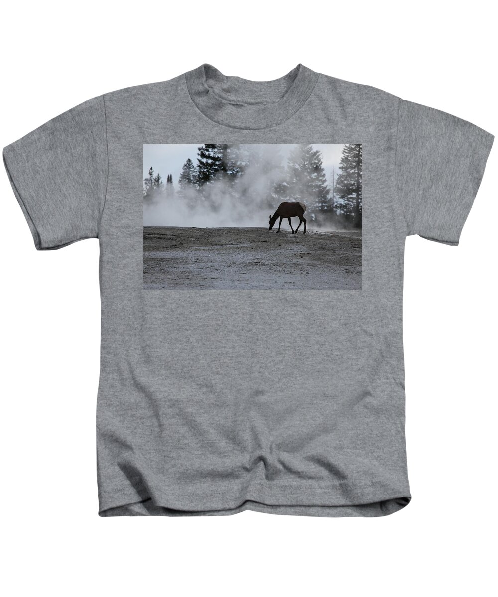 Yellowstone National Park Kids T-Shirt featuring the photograph Yellowstone 5456 by Michael Fryd