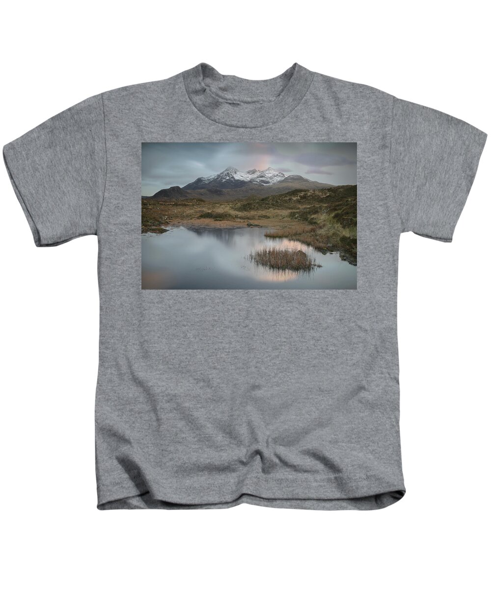 Skye Kids T-Shirt featuring the photograph Evening Shadows #1 by Arti Panchal