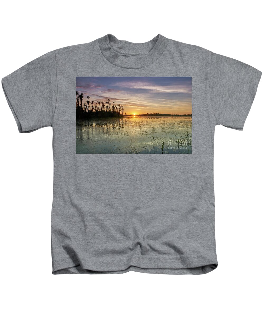 Usa Kids T-Shirt featuring the photograph Florida Sunrise #1 by Brian Kamprath