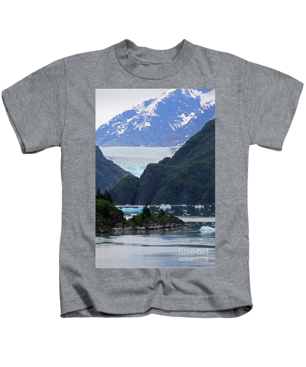 Tracy Arm Kids T-Shirt featuring the photograph Tracy Arm 1 #1 by Randall Weidner