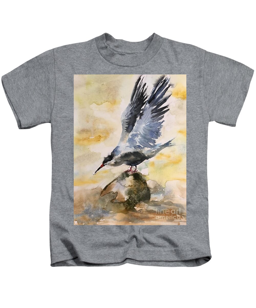 1432019 Kids T-Shirt featuring the painting 1432019 by Han in Huang wong