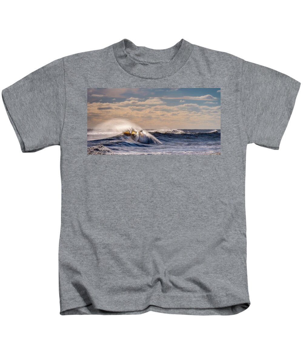 Beach Kids T-Shirt featuring the photograph Wave #2 by John Randazzo