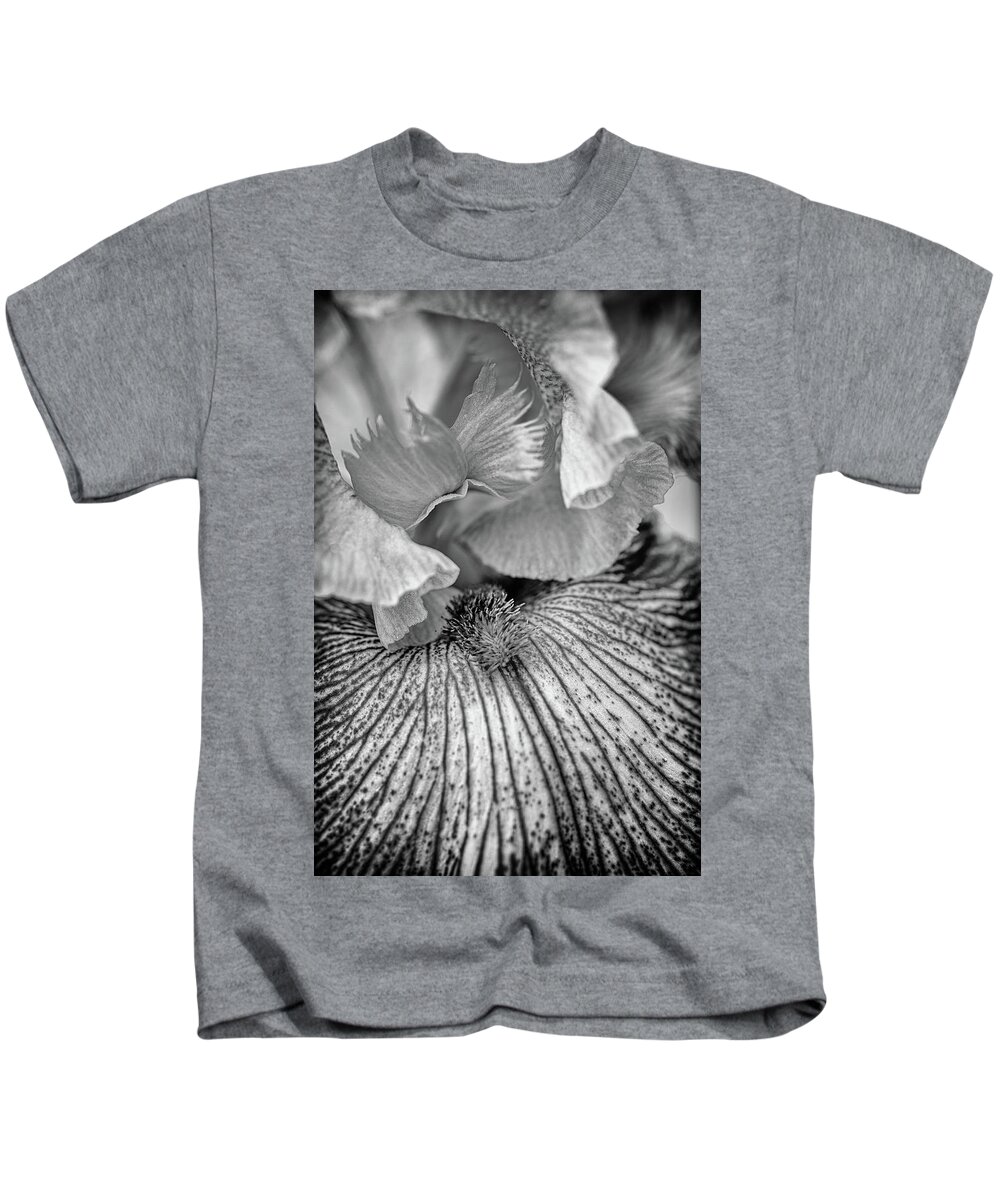 Iris Garden Kids T-Shirt featuring the photograph 25000 by Phillip Rubino